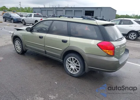 2006 Subaru Outback 2.5I из США, поврежденный, VIN 4S4BP61C167360874